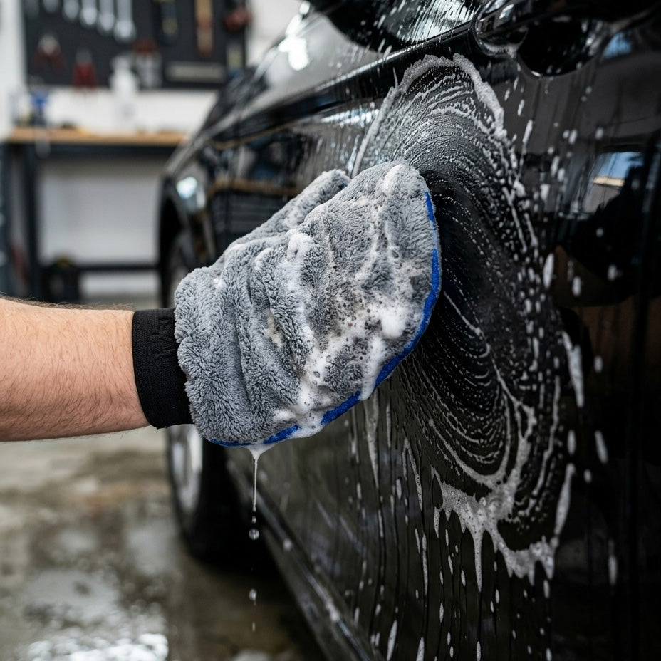 mikrofiber rukavica za pranje automobila, rukavica za pranje auta, auto detailing rukavica, rukavica za auto bez ogrebotina, mikrofiber krpa za auto, oprema za pranje auta, rukavica za čišćenje auta