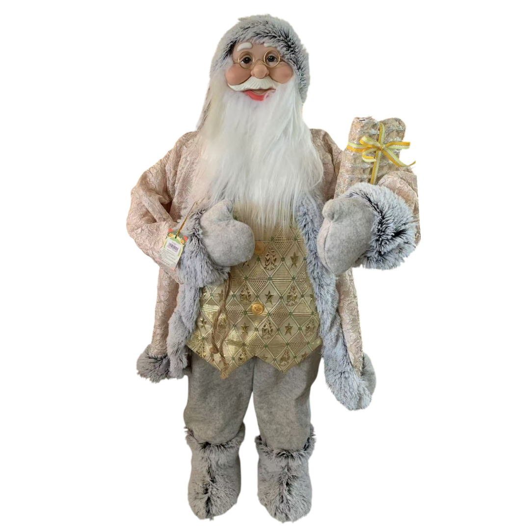 Deda Mraz Zlatno Sivi - 70cm