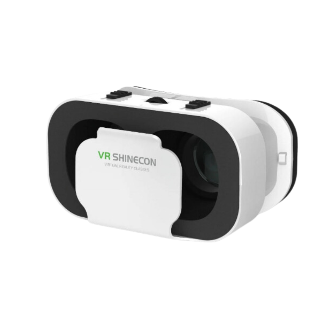 SHINECON VR naočare za virtualnu stvarnost - udobne i lagane VR naočare kompatibilne sa većinom pametnih telefona za impresivno 3D iskustvo u igrama, filmovima i aplikacijama.