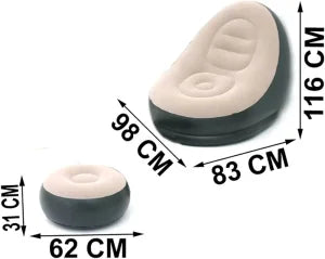 Fotelja sa Tabureom - Na naduvavanje