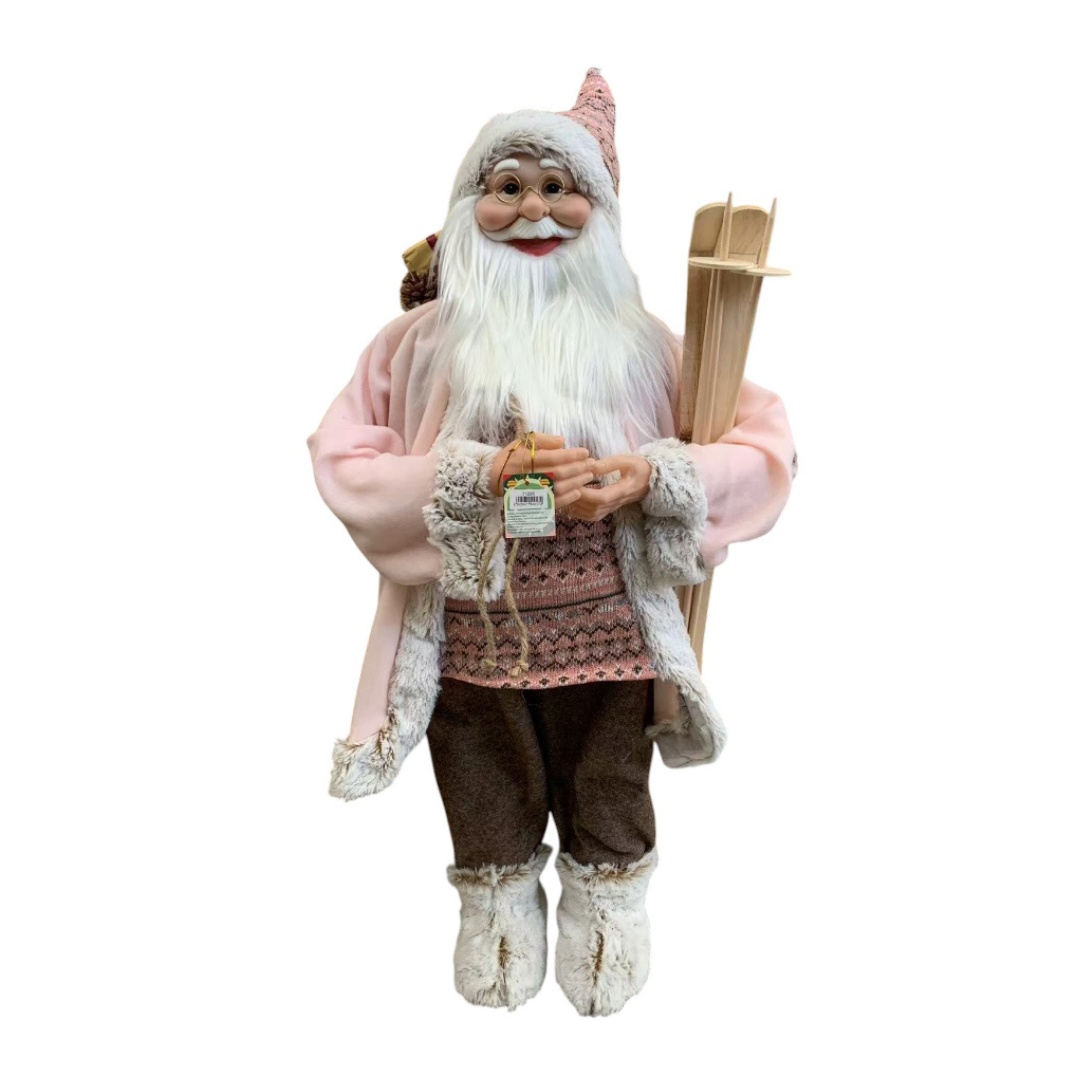 Deda Mraz Pastelno Rozi - 50cm