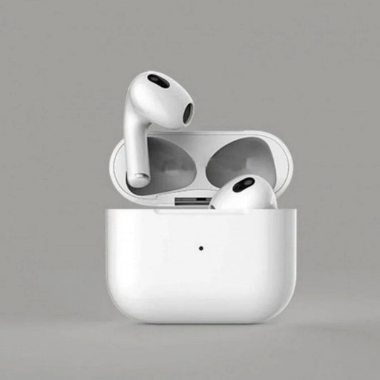 AirPods 3 - bežične slušalice sa poboljšanim zvukom, ergonomski dizajn, i dugotrajnom baterijom, idealne za visokokvalitetno slušanje muzike i poziva.