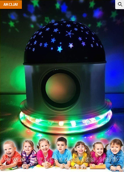 StarMaster Bežična Muzička Nocna Lampa Za Bebe