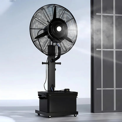 rashladni ventilator, ventilator sa vodenom maglom, profesionalni ventilator, ventilator za restoran, ventilator za kafić, ventilator za terasu, rashlađivanje bašte, industrijski ventilator, ventilator 60L, Breskvica